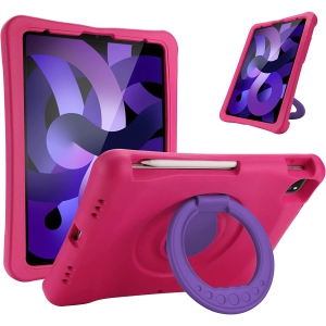 ProCase Kids Case for iPad Air 5 (2022) / Air 4 (2020) / iPad Pro 11 (2020 & 2018), Shockproof Rotate Handle Folding Stand Cover Light Weight Kids Friendly Case