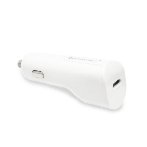 Adreama PD 3.0 Car Charger with USB-C port - White, 20W