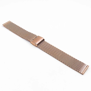 StrapsCo Milanese Mesh Watch Band Strap for Fitbit Charge 4 & Charge 3 - Rose Gold