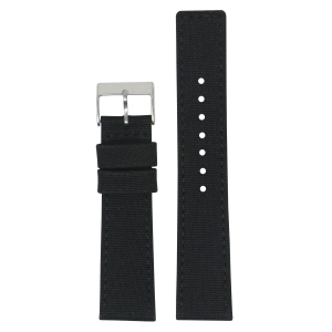 DASSARI Nylon Watch Band Strap for Fitbit Charge 4 & Charge 3 - Black