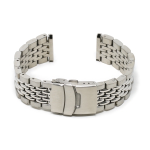 StrapsCo Beads of Rice Bracelet for Fitbit Charge 4 & Charge 3 - Silver