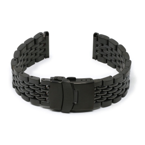StrapsCo Beads of Rice Bracelet for Fitbit Charge 4 & Charge 3 - Black