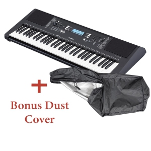 Yamaha PSR-E373 61-Key Portable Digital Keyboard with Bonus Dust Cover
