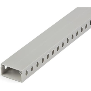 StarTech Cable Management Raceway w/Parallel Slots 78in - Network Cable Hider Kit - Slotted Wire Duct System - CBMWD5025