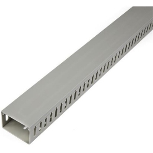 StarTech Cable Management Raceway w/Parallel Slots 78in - Network Cable Hider Kit - Slotted Wire Duct System -CBMWD7550
