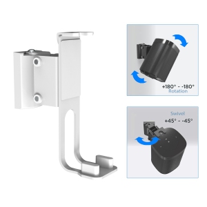 Boost Industries S1SB-WHii Speaker Wall Bracket/Mount for SONOS ONE, ONE SL, PLAY:1 Smart Speaker (Single)