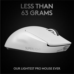 Logitech G Pro X Superlight 25600 DPI Wireless HERO Optical Gaming
