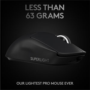 Logitech G Pro X Superlight 25600 DPI Wireless HERO Optical Gaming