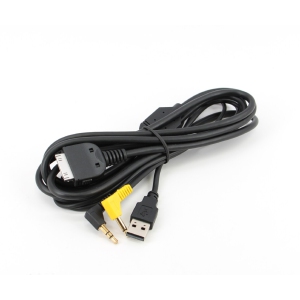 Xtenzi MDI AUX MMI Cable Adapter iPhone/iPod audio/video interface cable USB for Kenwood KCA-iP300V