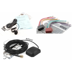 Xtenzi Connection Cable Set for Pioneer Appradio SPH-DA01 SPH-DA02 GPS Antenna MIC Wire Harness 3PCS