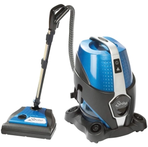 Sirena Pet & Allergy Pro Bagless Wet/Dry Canister Vacuum for Pet Hair & Allergens with Water-Based Filtration, 2-Speed Motor, 6 Attachments