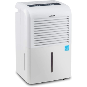 Ivation 4,500 Sq Ft Smart Wi-Fi Energy Star Dehumidifier with PUMP and App, Includes Continuous Draining Hose Connector, Programmable Humidistat and 2.25 Gal Reservoir and for Medium and Large Rooms