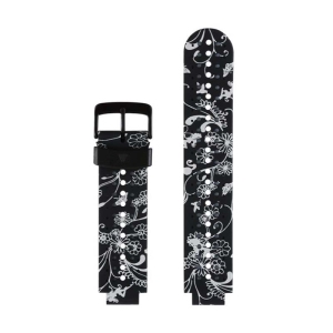 StrapsCo Print Patterned Silicone Rubber Watch Band Strap for Garmin Forerunner 220 / 230 / 235 / 735XT / Approach S6 / S20 - Fairies