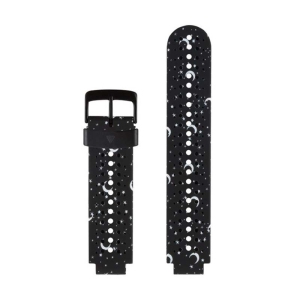StrapsCo Print Patterned Silicone Rubber Watch Band Strap for Garmin Forerunner 220 / 230 / 235 / 735XT / Approach S6 / S20 - Night Sky