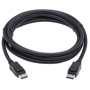 Tripp Lite High Speed HDMI Cable, DP 1.4 Cable with Latching Connectors, 8K Ultra HD, HDR, 4:2:0, HDCP 2.2 (M/M) 10 ft, Bla...