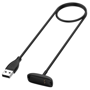 StrapsCo USB Charger Charging Cable for Fitbit Inspire 2 - Black