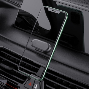 360 Rotating Universal Stick On Rectangle Flat Dashboard Magnetic Car Cell Phone Mount Holder for iPhone Samsung Smartphones