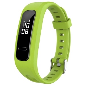 StrapsCo Silicone Rubber Watch Band Strap for Huawei Honor Band 4 Running Edition / 4e / 3e - Lime Green