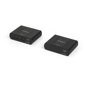 StarTech 4 Port USB 2.0 Extender over Ethernet/IP Network Hub - up to 330ft (100m) - USB over Gigabit LAN or Direct Cat5e/Cat6 Cable