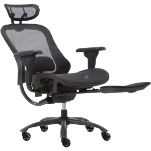 Luxury Ergonomic Office Chair with Headrest and Footrest, Manager and Executive Task Chair Computer Desk Chair Supports up to 275 lbs