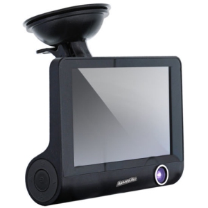 Armorall 1080P Dual Lens Dash Camera W/4" Lcd