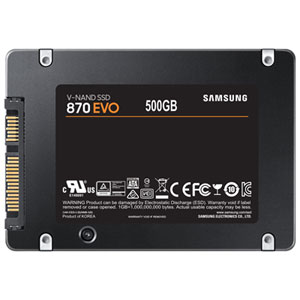 Samsung 860 EVO/870 EVO 500GB SSD 3台セット Samsung 870 EVO 500GB SATA III Internal Solid State Drive (MZ