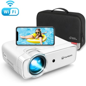 Bundle - Vankyo Leisure 430W Wi-Fi Mini Movie Projector with extra Speaker (Full HD 1080P Support)