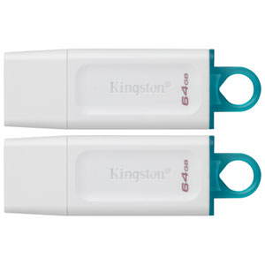 Kingston DataTraveler Exodia 64GB USB 3.2 Flash Drive - 2 Pack