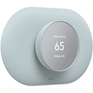 elago Wall Plate Cover Plus Compatible with Google Nest Thermostat 2020 [Mint Green]