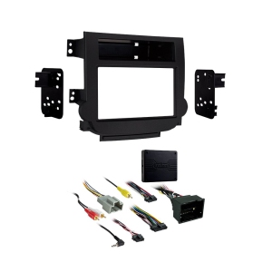 Metra 95-3318B Double DIN Black Stereo Dash Kit with Pocket