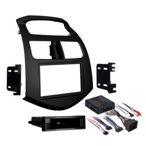 Metra 99-3309B Single/Double DIN Stereo Installation Dash Kit for 2013- 2015 Chevy Spark