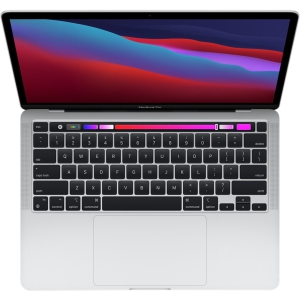 Apple MacBook Pro (Fall 2020) 13.3"w/ Touch Bar - Silver (Apple M1 Chip / 256GB SSD / 8GB RAM) - En - Open Box