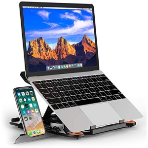 Besign LS01 Adjustable Laptop Stand, Ergonomic Riser Notebook Computer Holder Stand Compatible with Air, Pro, Dell XPS,