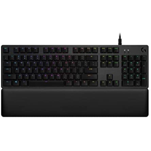 Logitech G513 Carbon LIGHTSYNC RGB Mechanical Gaming Keyboard with GX Blue Switches - Clicky