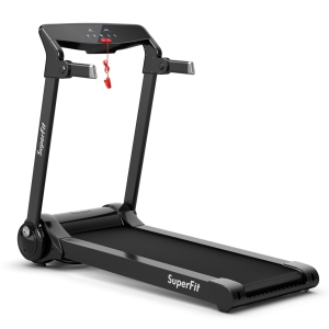 Gymax Folding Electric Treadmill 3.0HP Exercise Running Machine w/ App Control