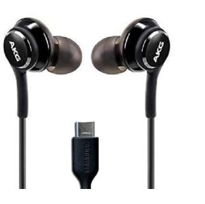 AKG samsung headphones for Samsung Galaxy with Type-C jack- Black