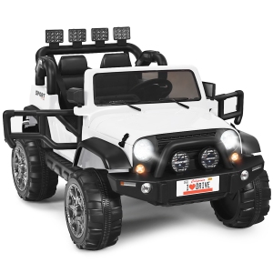Gymax 12V Electric Kids Ride On Car w/ Remote Control Storage Box Music