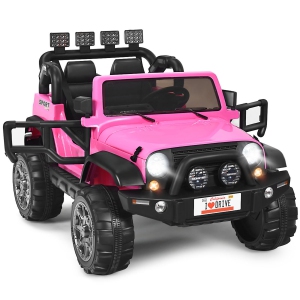 Gymax 12V Electric Kids Ride On Car w/ Remote Control Storage Box Music