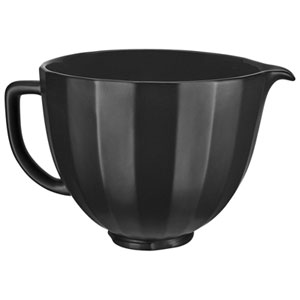 KitchenAid 5Qt Ceramic Stand Mixer Bowl - Black Shell