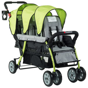 Foundations Sport Triple Stroller - Lime