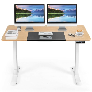 Gymax Electric 55''x28'' Standing Desk Sit Stand Height Adjustable Splice Board
