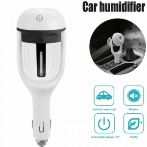 ISTAR Car Air Freshener Oil Diffuser Car Steam Air Mist Diffuser Purifier Diffuser Aroma Maker Mini Fogger Car Humidifer Air Puriifer (4 Pack, Black)