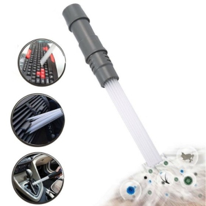 Dust Brush Cleaner Remover - Universal Vacuum Attachment Accessories - Strong Suction Interface Tool for HomeCorners Pets DrawersCar - 2Pack
