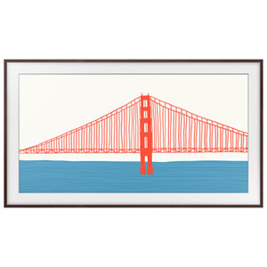 Samsung 43" Frame Bezel for The Frame TV (2021) - Brown