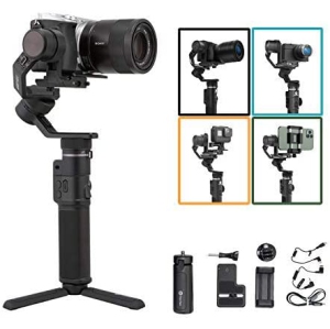 FeiyuTech G6max Camera Gimbal Stabilizer for Mirrorless Camera/Action Camera/Pocket Camera/Smartphone - Open Box