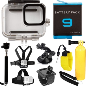 ULTIMAXX GoPro HERO9 Black Accessory Bundle 1 - US Version w/ Seller Warranty