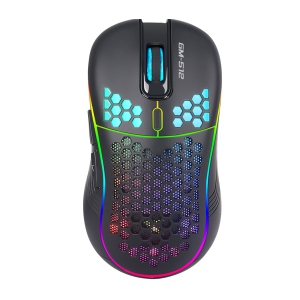 Xtrike Me GM-512 - 7 Button Wired Optical Gaming Mouse, DPI: 800/1600/2400/3200/4800/6400 With RGB Backlight, Black