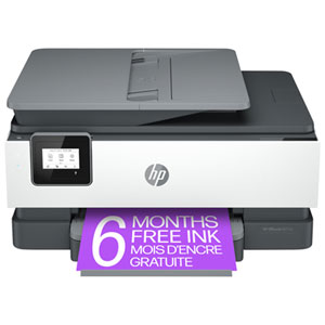 HP OfficeJet 8015e Wireless All-In-One Inkjet Printer - HP Instant Ink 6-Month Free Trial Included*