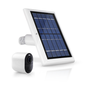 Wasserstein Solar Panel Compatible with Arlo Ultra/Ultra 2, Arlo Pro 3/Pro 4 and Arlo Floodlight ONLY with 13.1ft Cable (1 Pack, White)