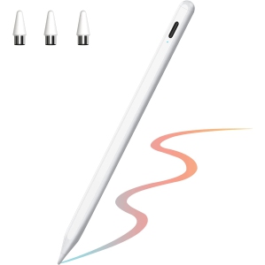 Active Stylus Pen Compatible for iOS and Android Touchscreens, 2021 Stylus Pen with Dual Touch Screen , Rechargeable Stylus Pencil for All Apple iPad/iPhone/iPad/Android